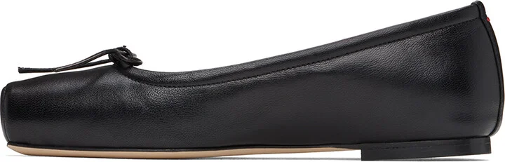 Aeyde Black Gabriella Ballerina Flats - Image 3