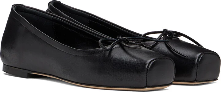 Aeyde Black Gabriella Ballerina Flats - Image 4