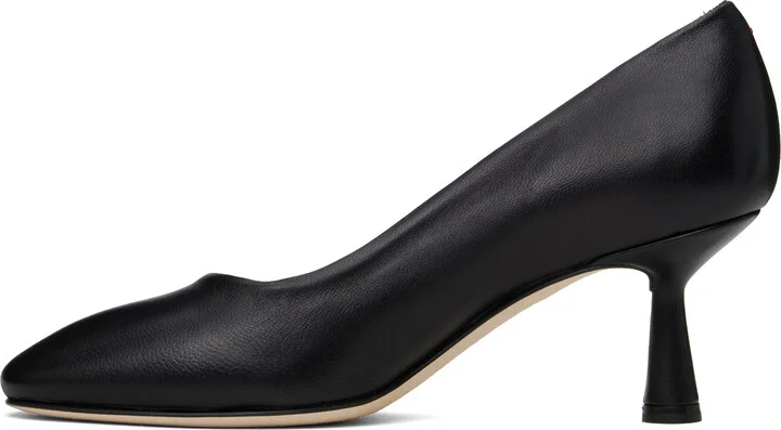 Aeyde Black Giotta Nappa Leather Heels - Image 3