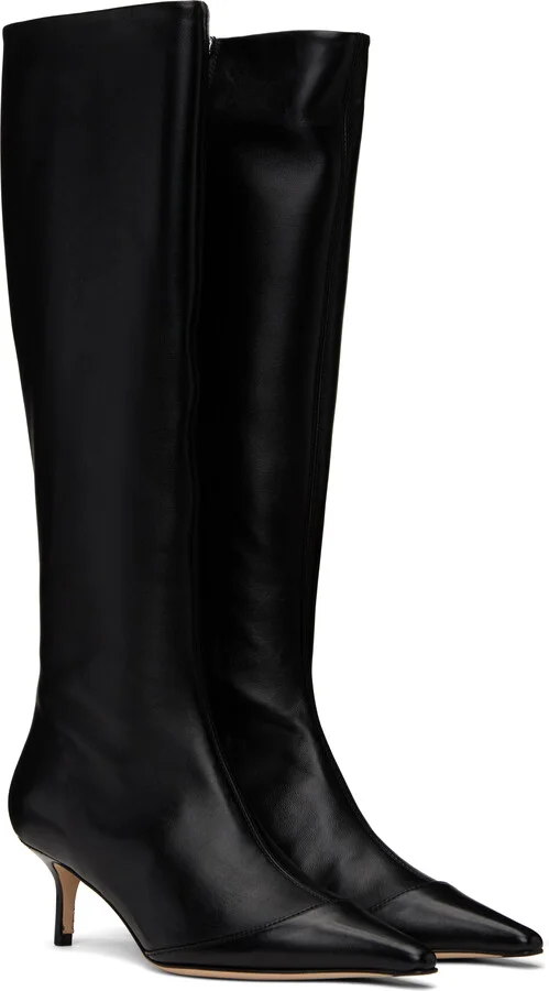 Aeyde Black Harper Tall Boots - Image 4