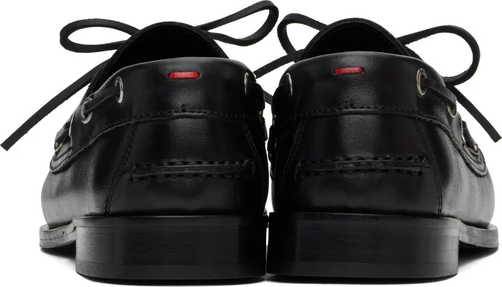 Aeyde Black Harris Calfskin Loafers - Image 2