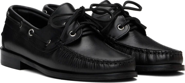 Aeyde Black Harris Calfskin Loafers - Image 4