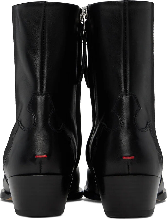 Aeyde Black Hester Cowboy Boots - Image 2