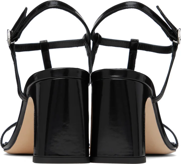 Aeyde Black Hilma Heeled Sandals - Image 2