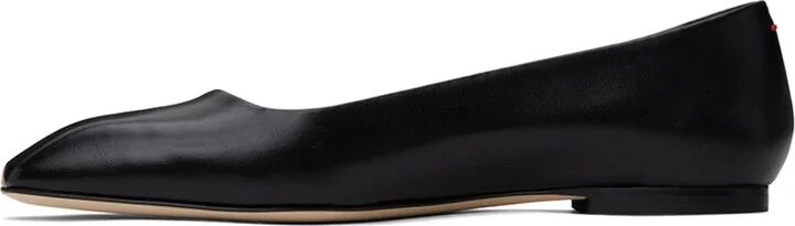 Aeyde Black Ida Nappa Ballerina Flats - Image 3