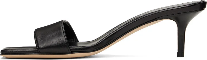 Aeyde Black Ilvy Leather Mules - Image 3