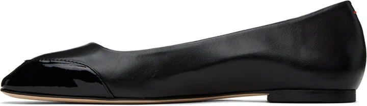 Aeyde Black Iris Ballerina Flats - Image 3