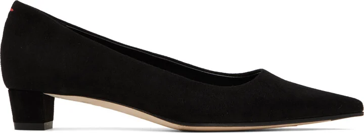 Aeyde Black Judi Heels