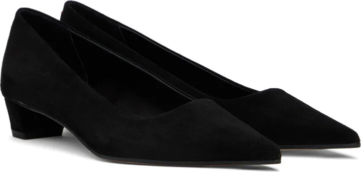 Aeyde Black Judi Suede Heels - Image 4