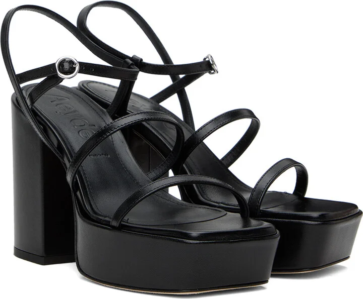 Aeyde Black Katalin Heeled Sandals - Image 4