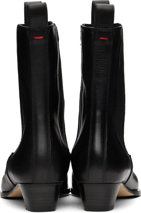 Aeyde Black Kiki Chelsea Boots - Image 2