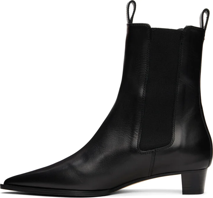 Aeyde Black Kiki Chelsea Boots - Image 3