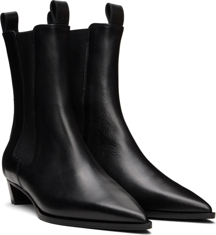 Aeyde Black Kiki Chelsea Boots - Image 4