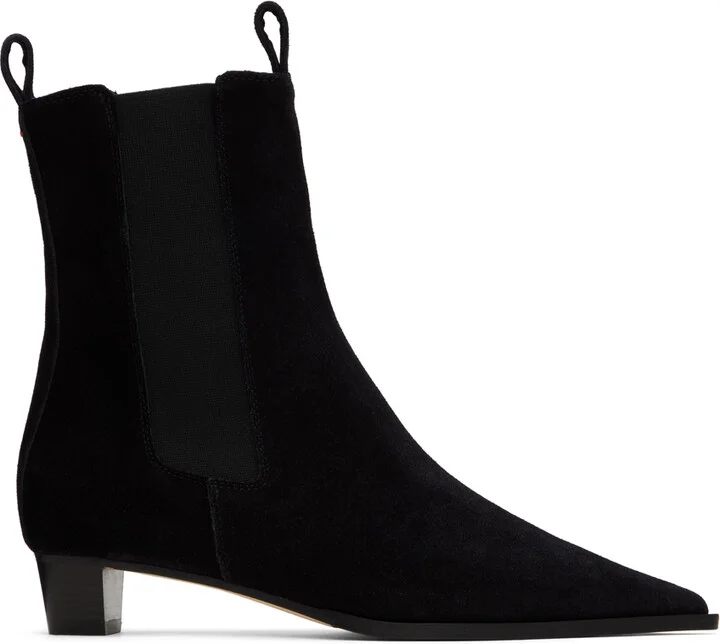 Aeyde Black Kiki Chelsea Boots