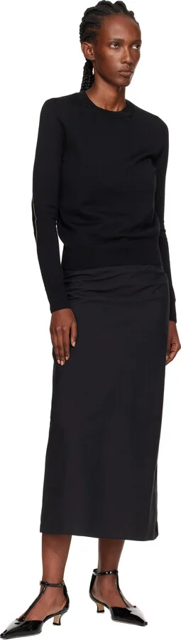 Aeyde Black Liz T-Bar Heels - Image 5