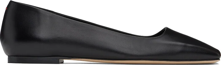 Aeyde Black Matti Ballerina Flats