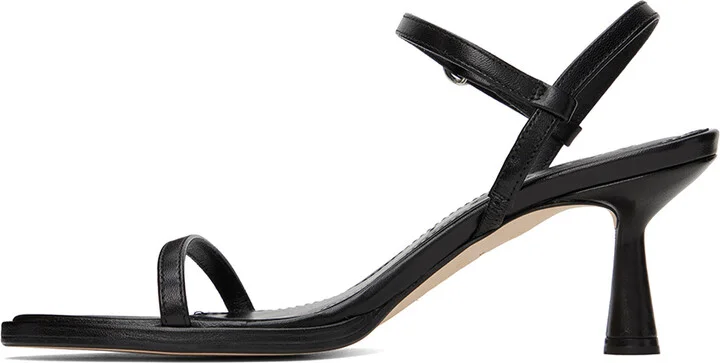 Aeyde Black Mikita Heeled Sandals - Image 3