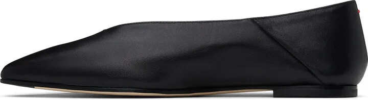 Aeyde Black Moa Nappa Ballerina Flats - Image 3