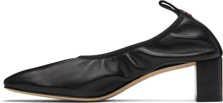 Aeyde Black Narissa Ruched Heels - Image 3