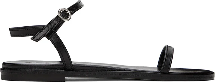 Aeyde Black Nettie Sandals