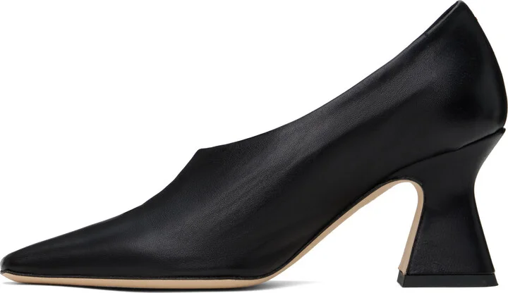 Aeyde Black Nova Nappa Leather Heels - Image 3