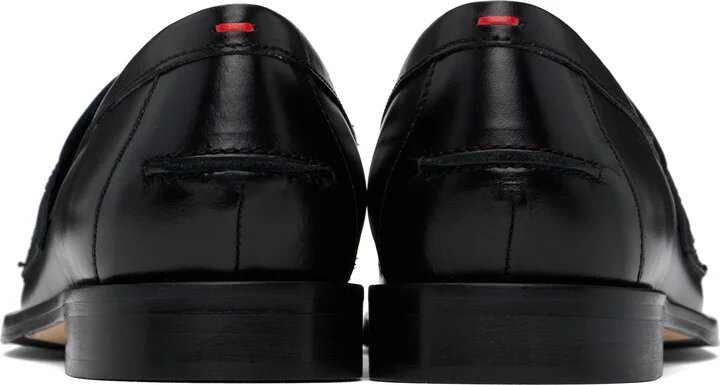 Aeyde Black Oscar Leather Loafers - Image 2