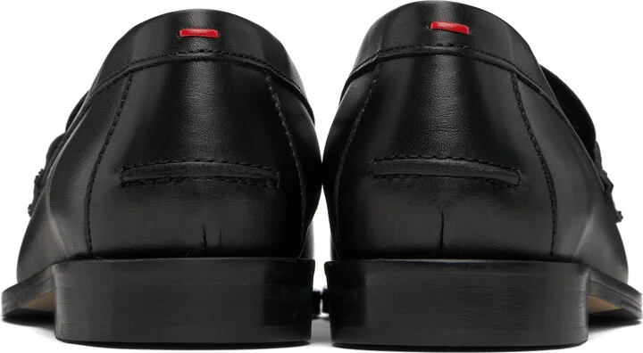 Aeyde Black Oscar Leather Loafers - Image 2