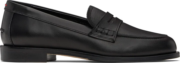 Aeyde Black Oscar Leather Loafers