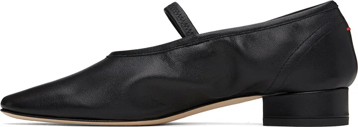 Aeyde Black Pippa Ballerina Flats - Image 3