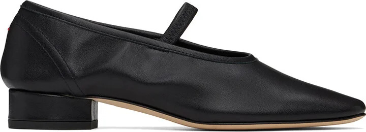 Aeyde Black Pippa Ballerina Flats