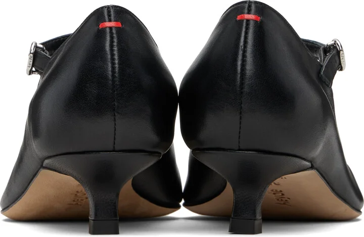 Aeyde Black Polina Mary-Jane Heels - Image 2