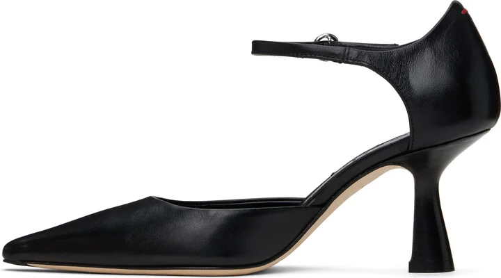 Aeyde Black Salvi Nappa Leather Heels - Image 3