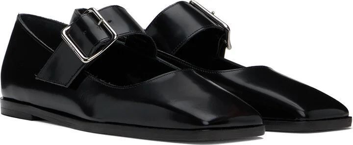 Aeyde Black Sunny Ballerina Flats - Image 4