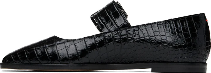 Aeyde Black Sunny Ballerina Flats - Image 3
