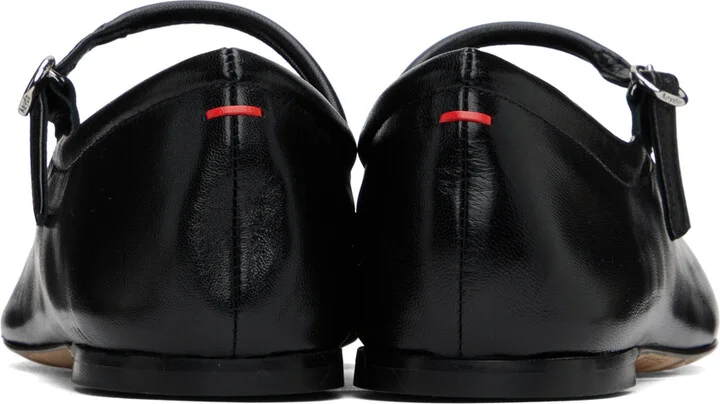 Aeyde Black Uma Ballerina Flats - Image 2