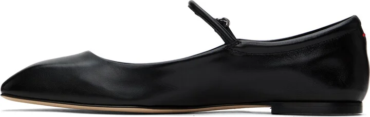 Aeyde Black Uma Ballerina Flats - Image 3