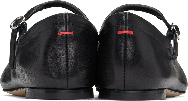 Aeyde Black Uma Ballerina Flats - Image 2