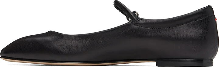 Aeyde Black Uma Ballerina Flats - Image 3