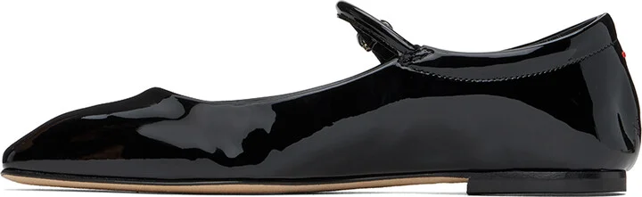 Aeyde Black Uma Ballerina Flats - Image 3