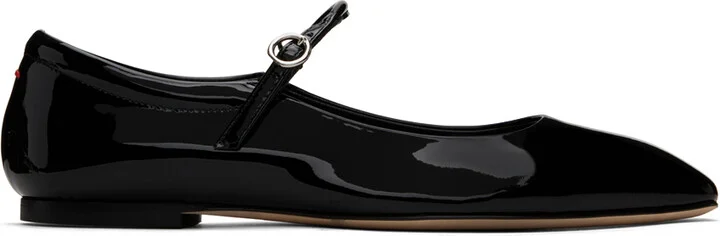 Aeyde Black Uma Ballerina Flats