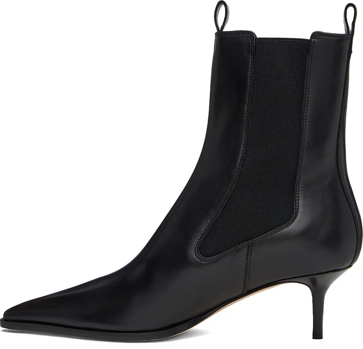 Aeyde Black Valeria Chelsea Boots - Image 3
