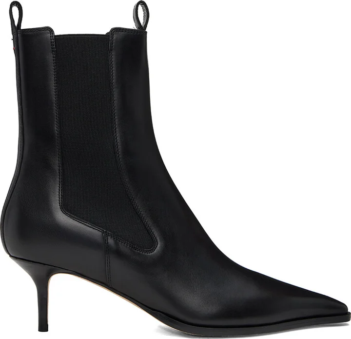 Aeyde Black Valeria Chelsea Boots