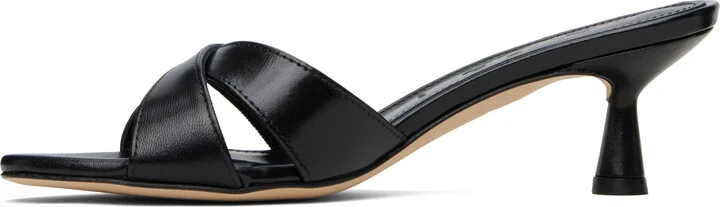 Aeyde Black Vero Leather Mules - Image 3