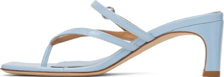 Aeyde Blue Giselle Heeled Sandals - Image 3