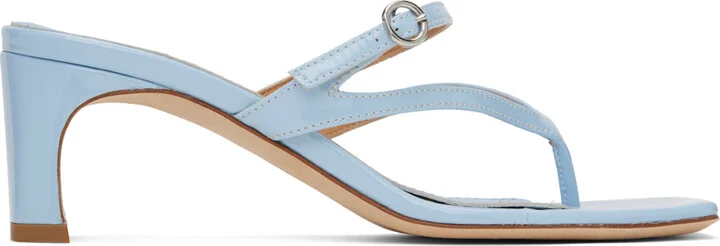 Aeyde Blue Giselle Heeled Sandals