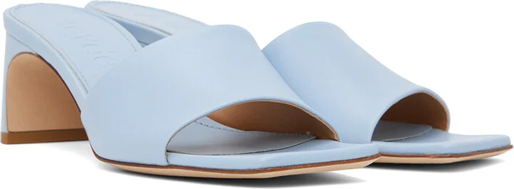 Aeyde Blue Jeanie Heeled Sandals - Image 4