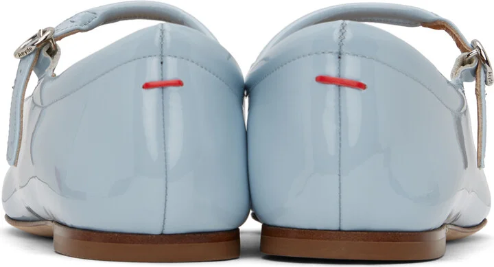 Aeyde Blue Uma Ballerina Flats - Image 2