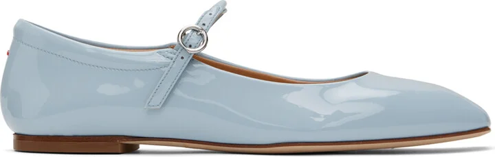 Aeyde Blue Uma Ballerina Flats