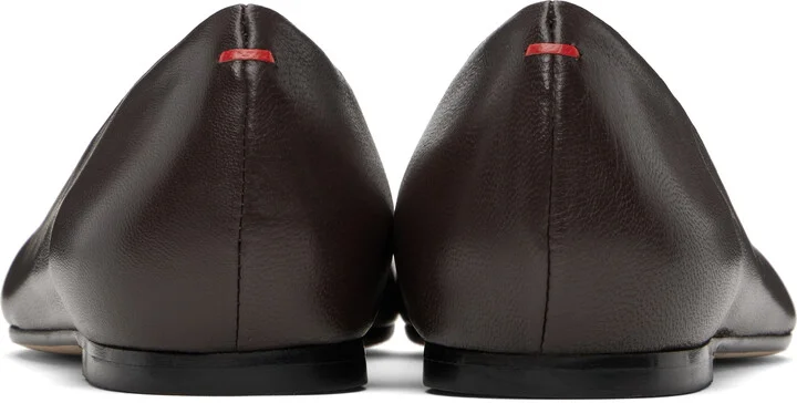 Aeyde Brown Cassy Pointed-Toe Ballerina Flats - Image 2