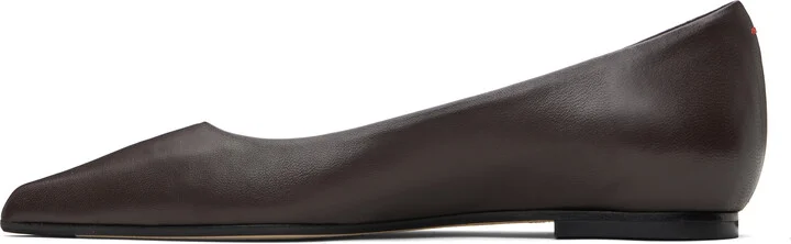 Aeyde Brown Cassy Pointed-Toe Ballerina Flats - Image 3